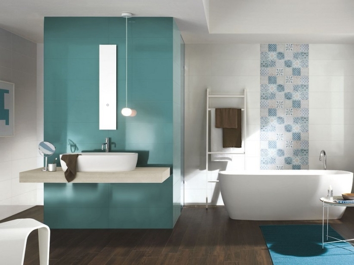 Gạch ốp tường trắng trơn và cách phối gạch đẹp - 2023